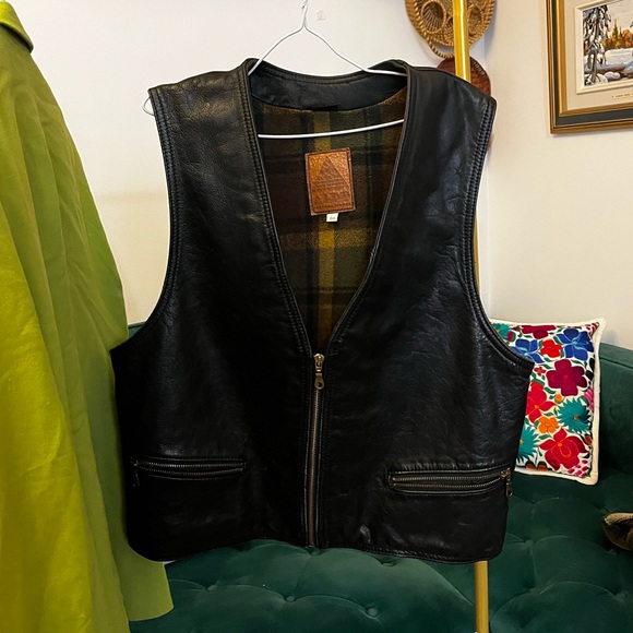 ALDO Vintage leather vest - Picture 12 of 15